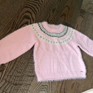 Mayoral pink sweater 2T luxury designer European boutique rare sale pale pink